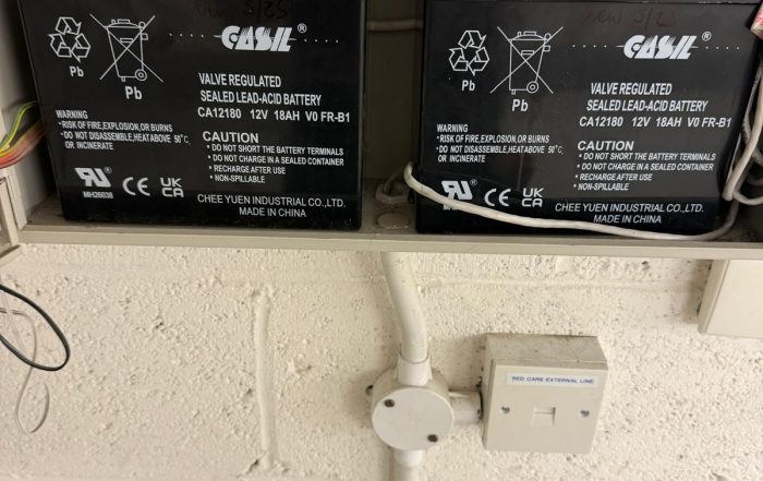 fire alarm panel battery replacement london