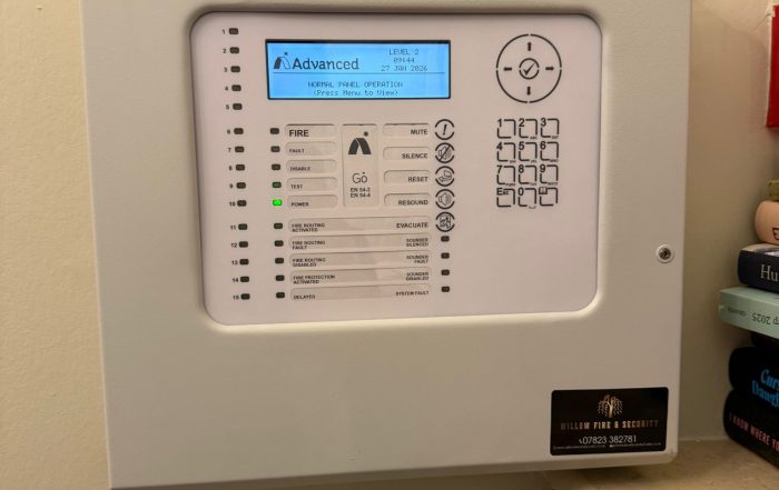 Monthly fire alarm inspection Bermondsey London SE1