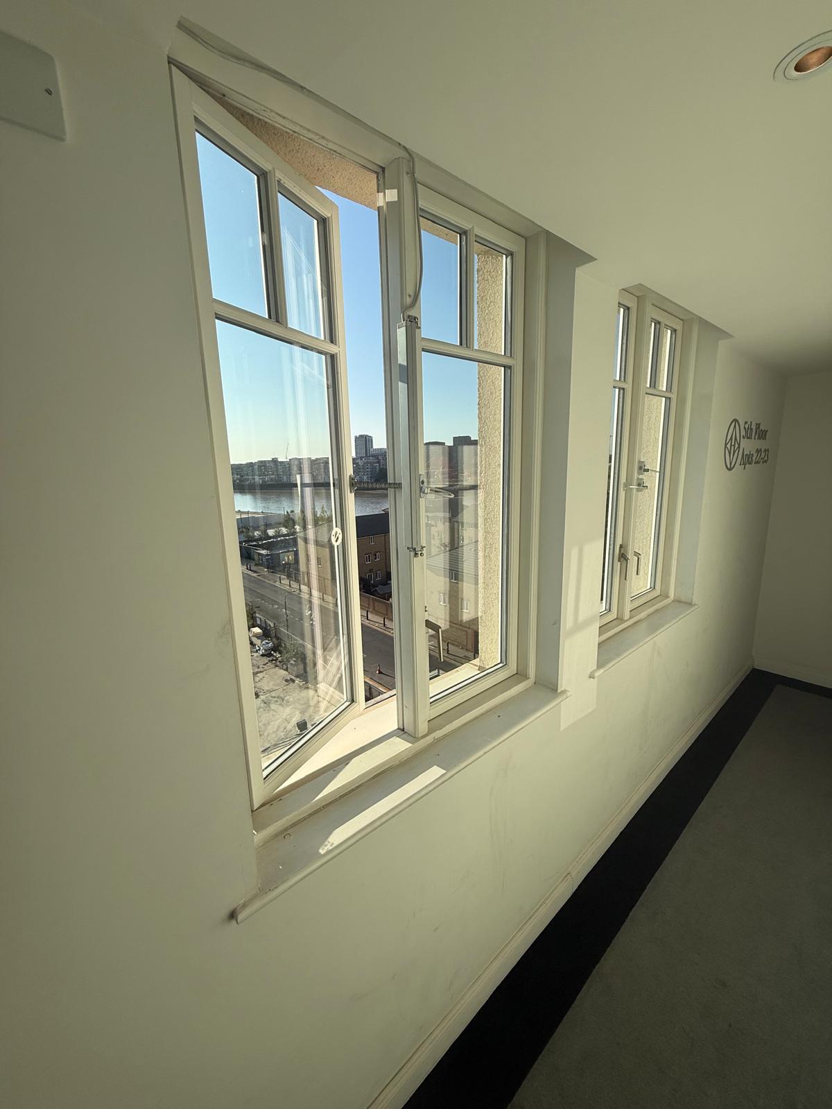 AOV windows during AOV maintenance in Barking, Essex