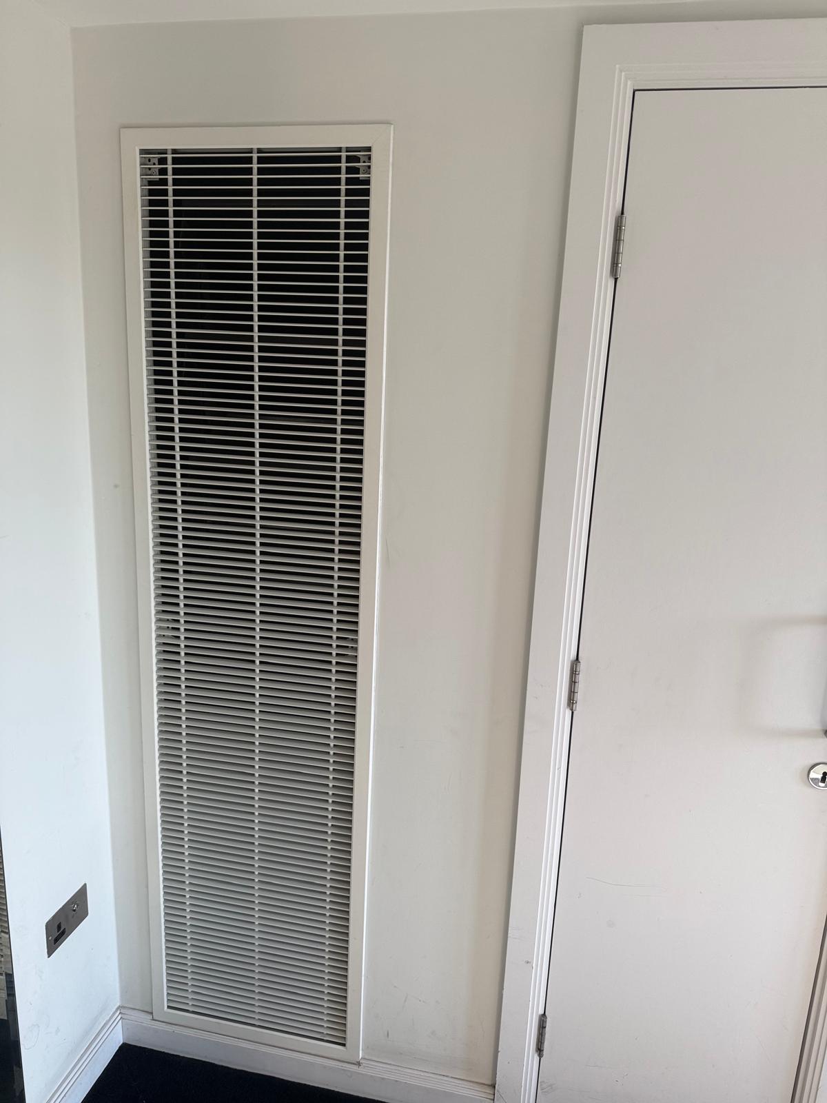 smoke ventilation grille during AOV maintenance in Barking, Essex
