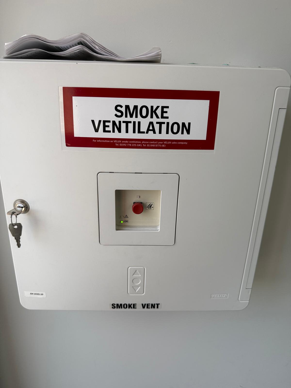 smoke ventilation control during AOV maintenance in Barking, Essex