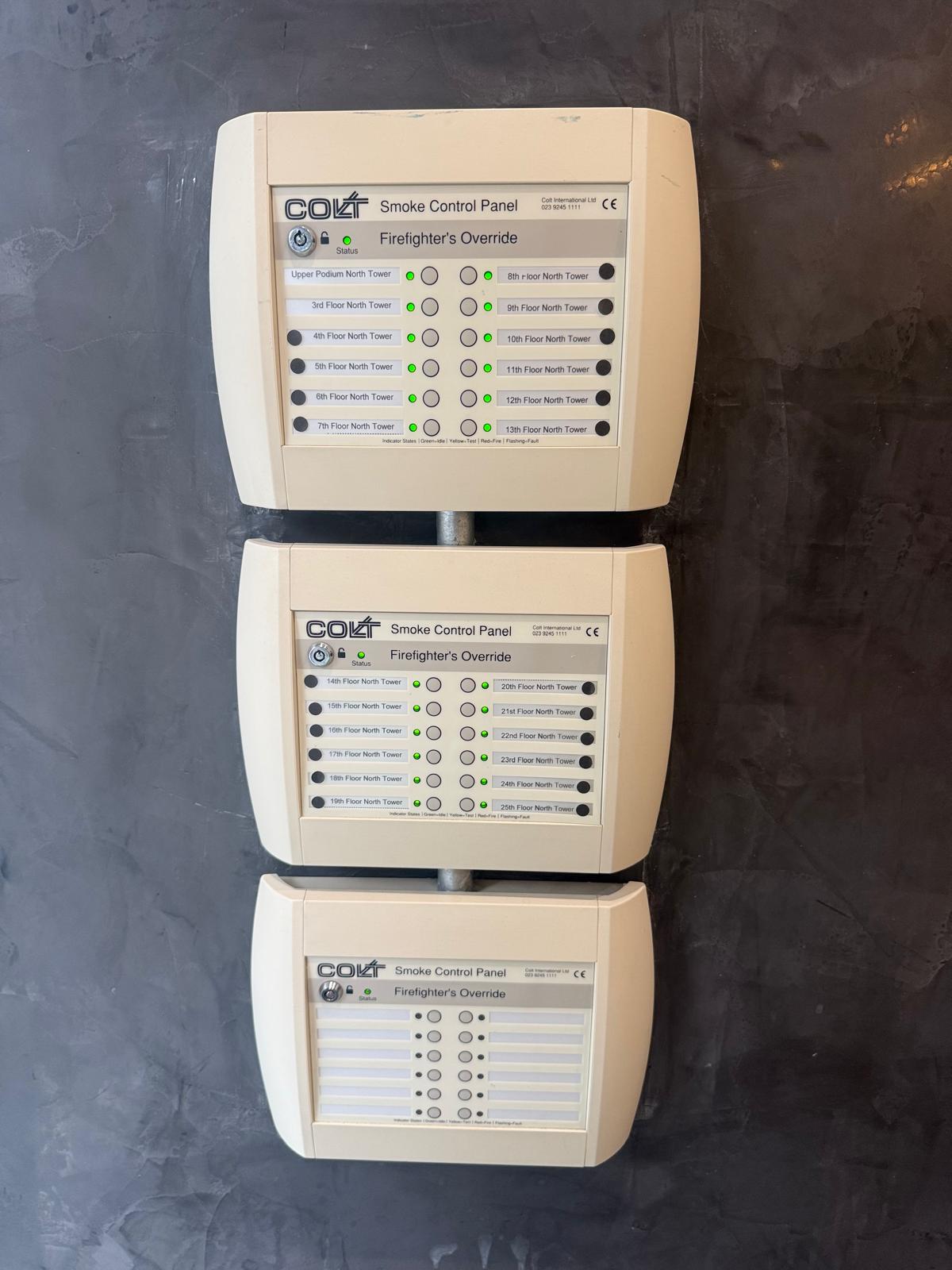 High-rise AOV maintenance and chain-drive window testing in Tower Hamlets – image 2