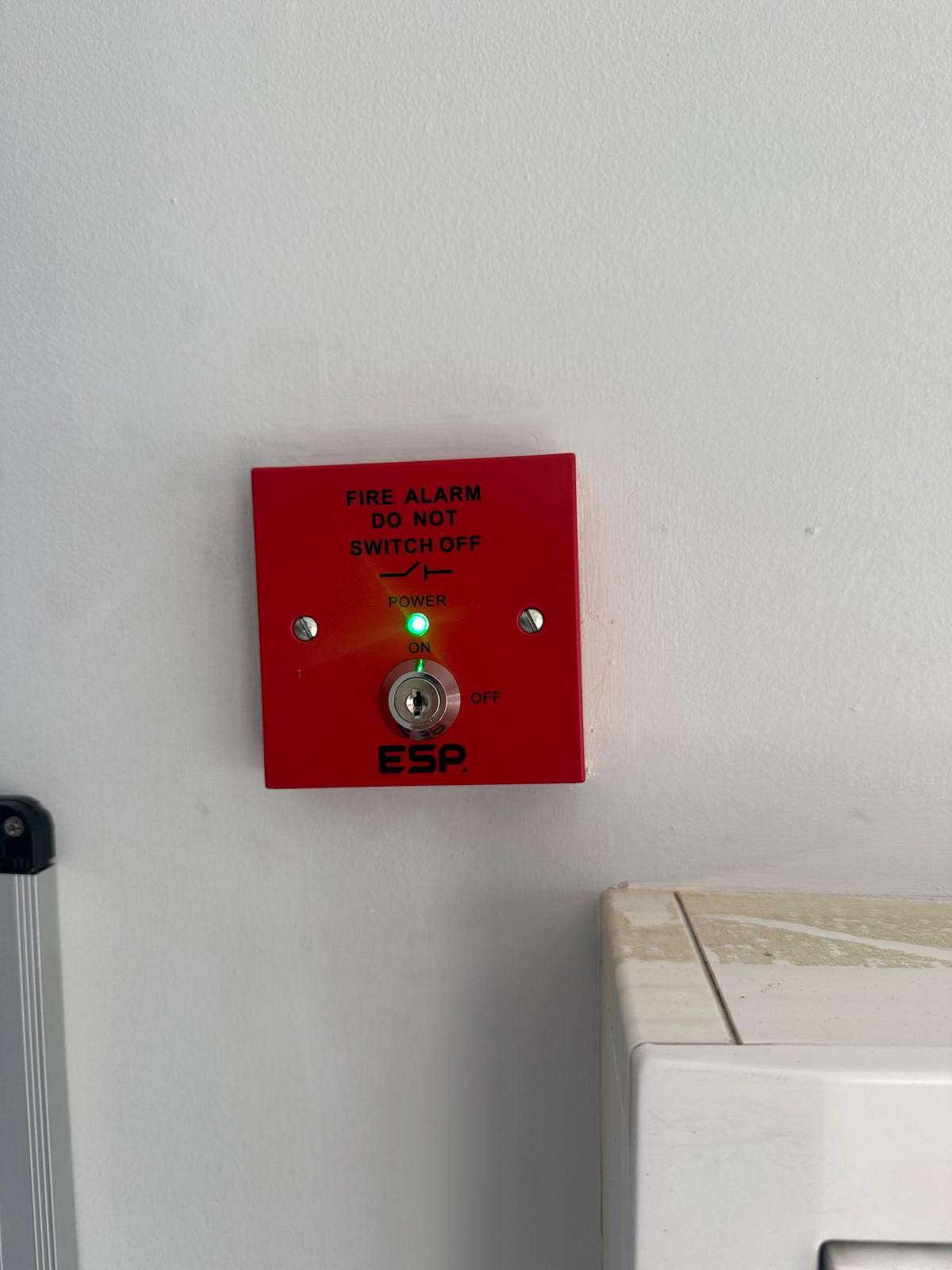 Fire alarm fused connection unit replacement in Bromley