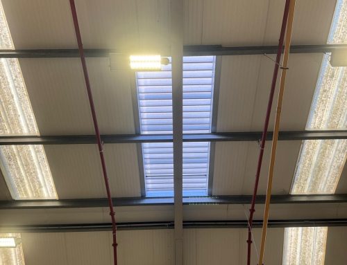 Warehouse Roof AOV System Maintenance in Charlton